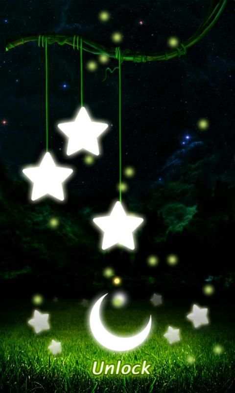 Firefly Stars Lock Screen скриншот 1