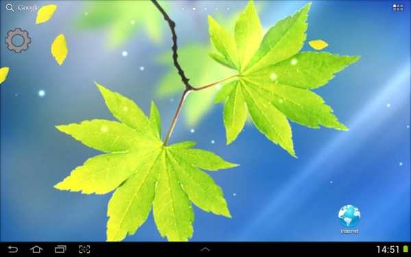Leaf Live Wallpaper screenshot 6