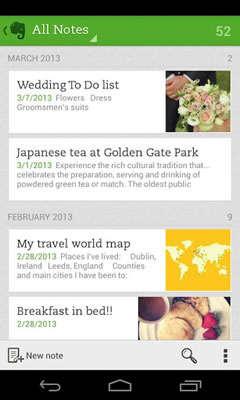 Evernote 2 تصوير الشاشة