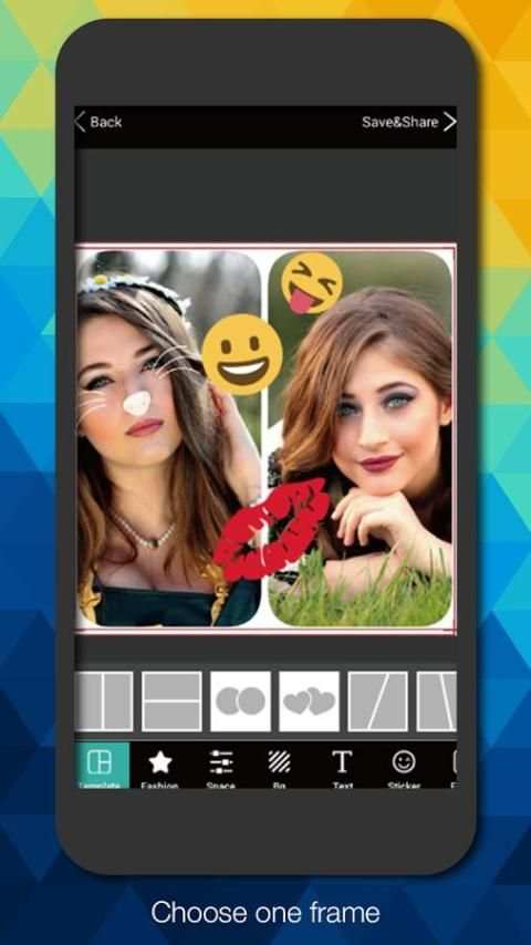 SnapPic Stickers Photo Editor स्क्रीनशॉट 3