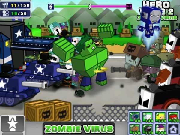 Hero Wars 2: Zombie Virus screenshot 8