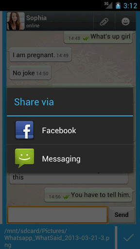 Whatsaid - Whatsapp Prank screenshot 3