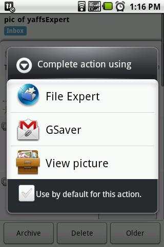 GSaver Gmail Attach save open screenshot 1