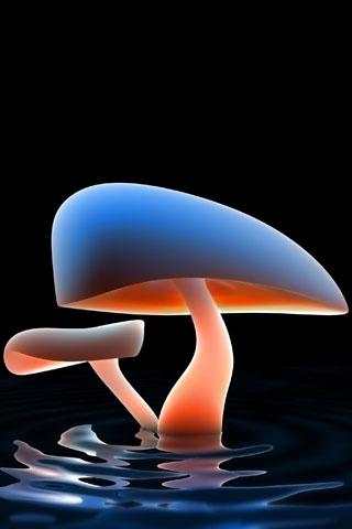 3D Mushrooms LWP screenshot 1