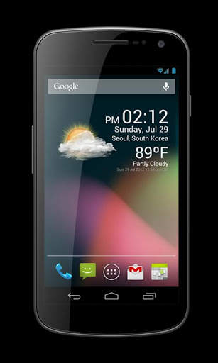 Weather Clock Widget screenshot 1