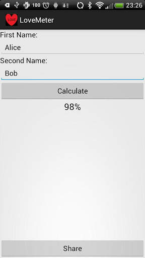 LoveMeter скриншот 2