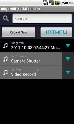 Ringdroid(Social Edition) screenshot 1
