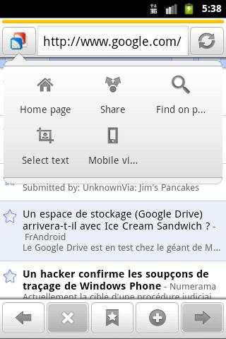 Zirco Browser screenshot 3