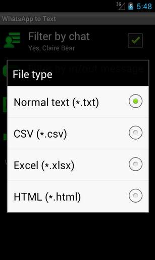 WhatsApp to Text screenshot 3