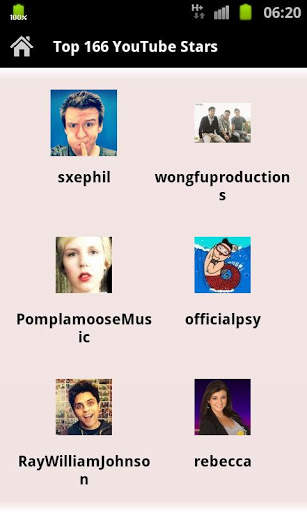 Top 166 YouTube Stars screenshot 2