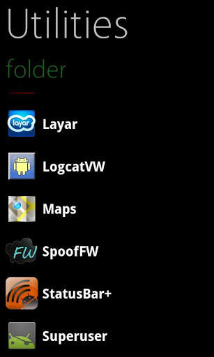 Listview theme for Launcher7 screenshot 2