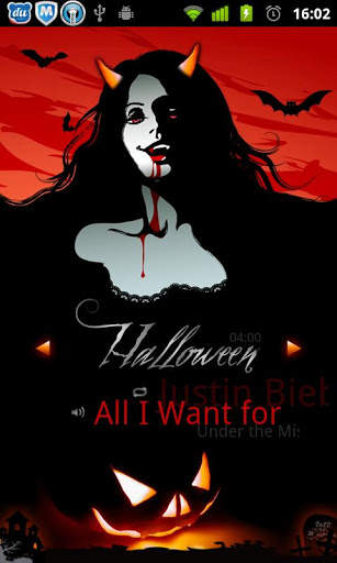 Halloween TTPod Skin 1 تصوير الشاشة