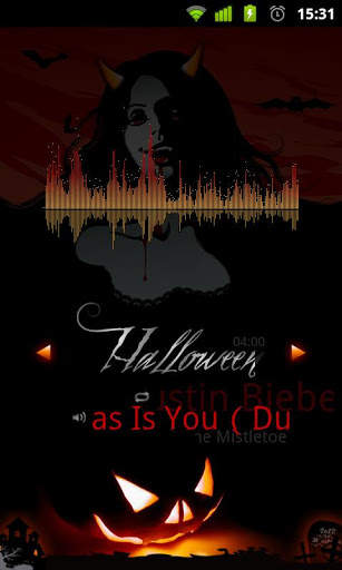 Halloween TTPod Skin 3 تصوير الشاشة