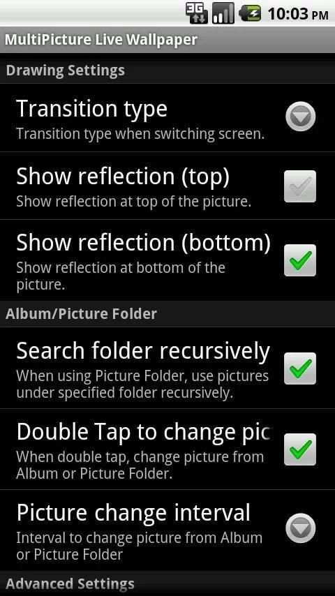 MultiPicture Live Wallpaper screenshot 1