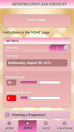 Menstruation &amp; Fertility -Lite screenshot 3