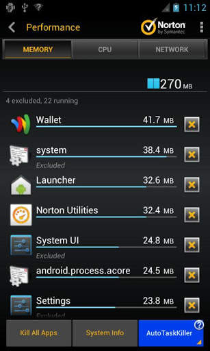 Norton Utilities &amp; Task Killer screenshot 5