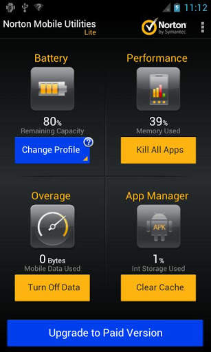 Norton Utilities &amp; Task Killer screenshot 2