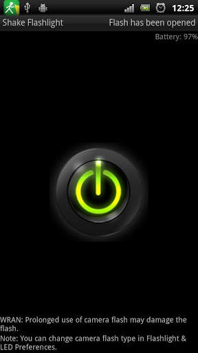 Shake Flashlight screenshot 1