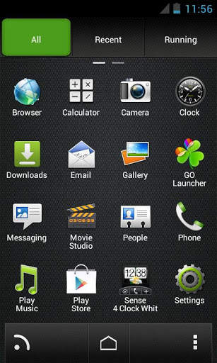 HTC Sense 4.0 (One X) Go Theme screenshot 2