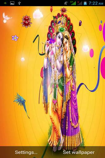 Lord Krishna LWP 1 تصوير الشاشة