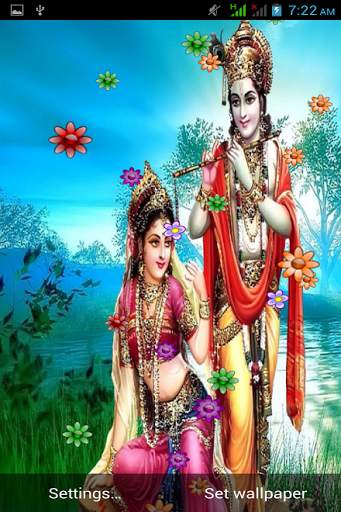 Lord Krishna LWP 4 تصوير الشاشة
