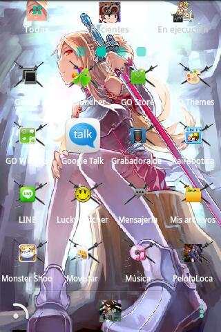 Go Launcher Sword Art Online screenshot 3
