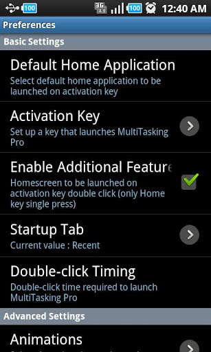 MultiTasking Lite screenshot 2