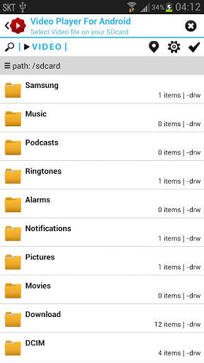 Video Player For Android скриншот 2