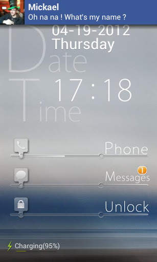 Facebook Theme screenshot 2