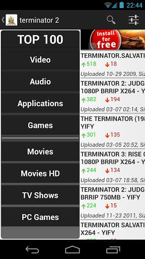 Torrent Tracker screenshot 2