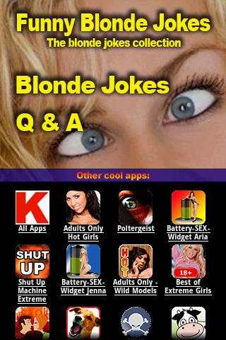 Funny Blonde Jokes screenshot 1