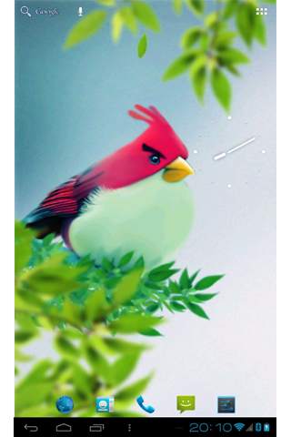 Natural Angry birds free LWP скриншот 3