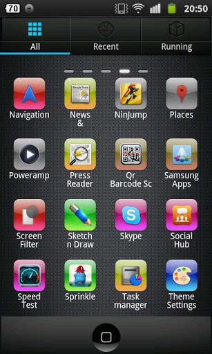 iPhone theme Go Launcher Ex screenshot 4