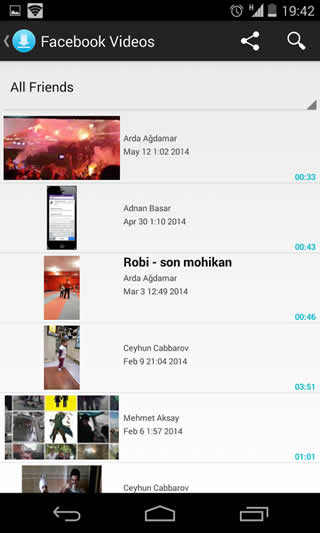 Downloader for Facebook Videos screenshot 1