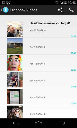 Downloader for Facebook Videos screenshot 2