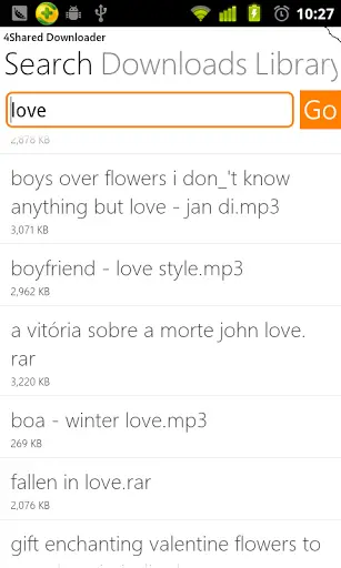 4Shared Downloader screenshot 1