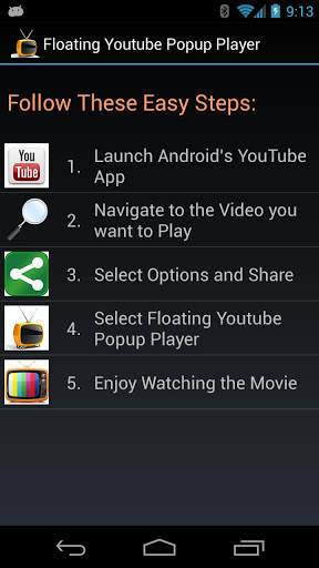 Floating YouTube Popup Video screenshot 5