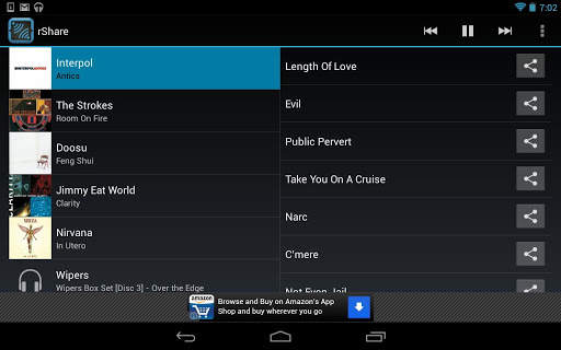 rShare for Google Play Music screenshot 1