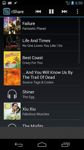 rShare for Google Play Music screenshot 2