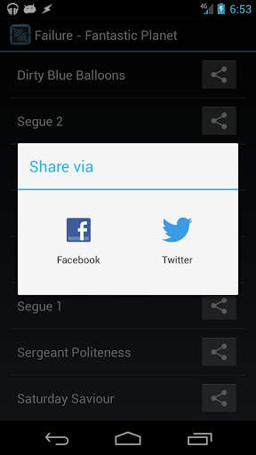 rShare for Google Play Music screenshot 4
