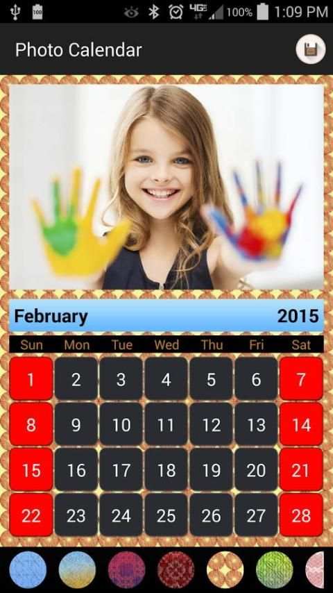 Photo Calendar скриншот 1