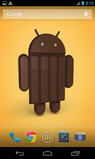 Android KitKat 3D screenshot 1
