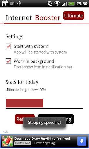 Internet Booster Ultimate screenshot 1
