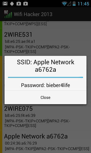 Wifi Hacker 2013 screenshot 3