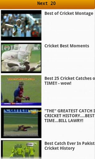 Cricket Videos screenshot 2