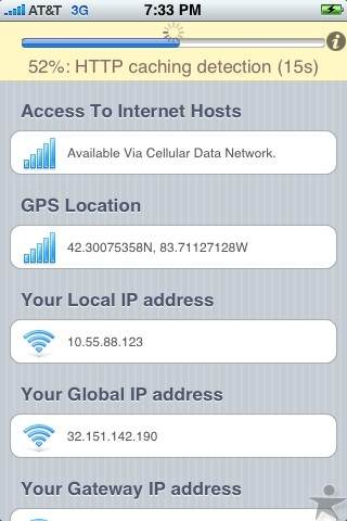 3G Test screenshot 2