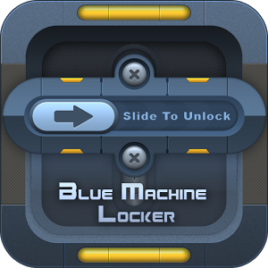 Blue machine GO Locker Theme icon