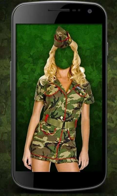 Woman Army Suit Photo Maker स्क्रीनशॉट 5
