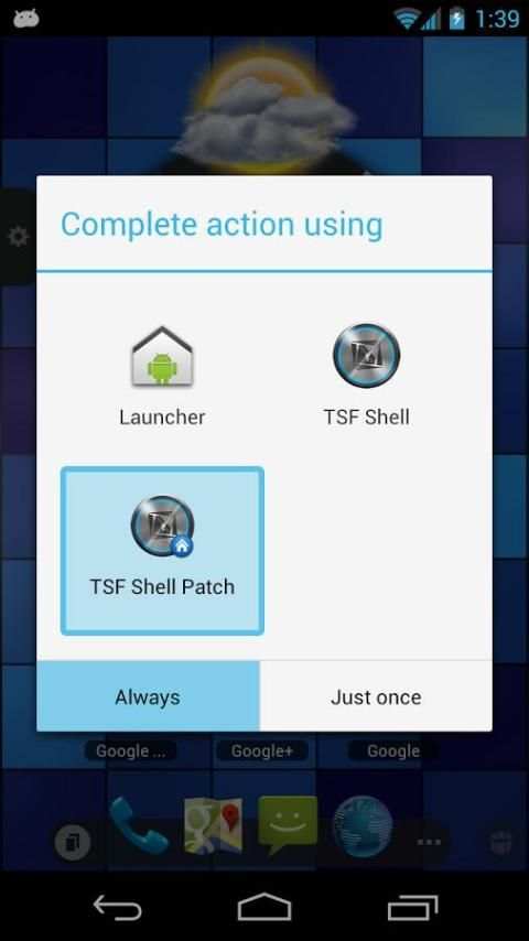 TSF Shell Patch screenshot 1