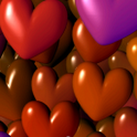 Hearts 3D Free Live Wallpaper icon